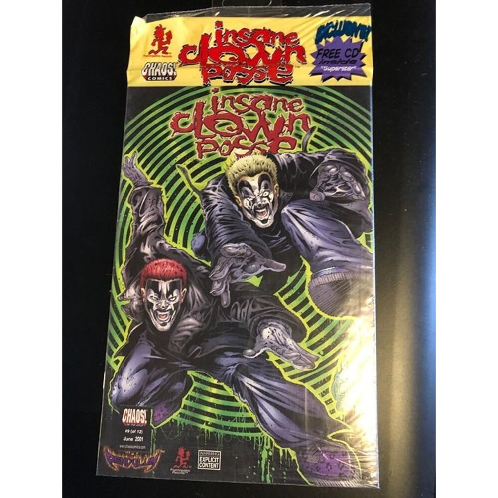 Insane Clown Posse The Pendulum 9 Comic Book SEALED CD ICP Psychopathic Blaze